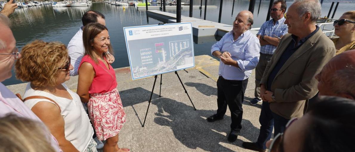  A Xunta de Galicia inviste 1,7 millóns de euros na mellora das instalacións de atracada para bateeiros no Porto de San Adrián de Cobres, en Vilaboa 