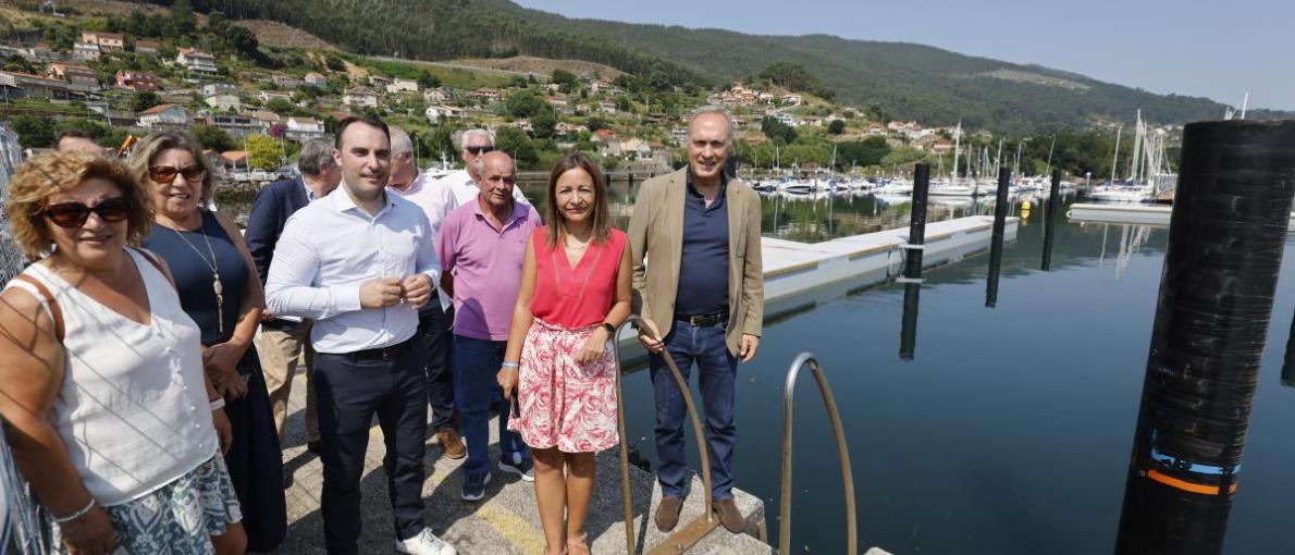  A Xunta de Galicia inviste 1,7 millóns de euros na mellora das instalacións de atracada para bateeiros no Porto de San Adrián de Cobres, en Vilaboa 