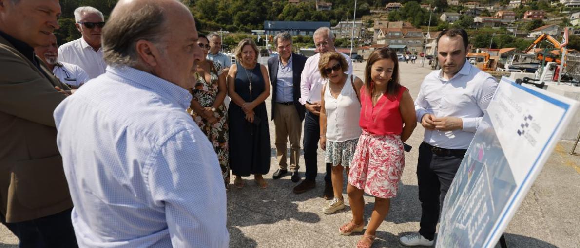  A Xunta de Galicia inviste 1,7 millóns de euros na mellora das instalacións de atracada para bateeiros no Porto de San Adrián de Cobres, en Vilaboa 
