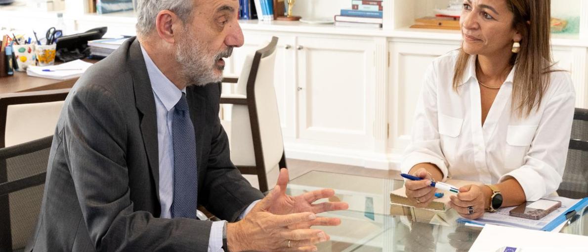 Villaverde mantén un encontro de traballo co eurodiputado Millán Mon para abordar as prioridades da pesca galega dende unha perspectiva europea