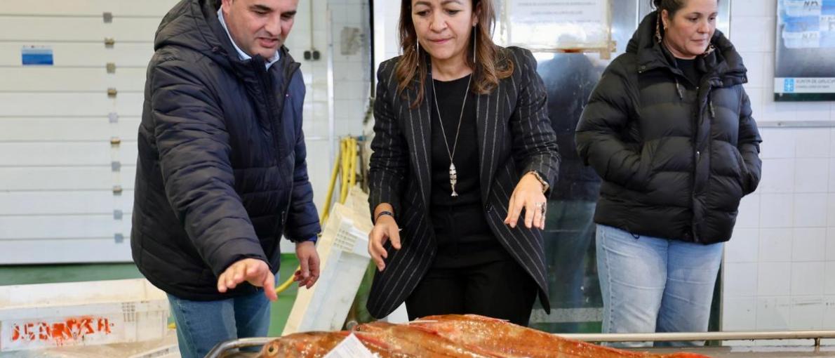  Villaverde destaca en Laxe o investimento en equipamentos portuarios como piar fundamental para reforzar a competitividade da pesca artesanal 