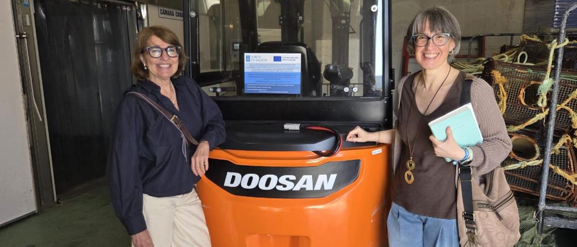 Mar avalía coa confraría de Lira o impacto positivo das axudas para a modernización dos equipamentos pesqueiros