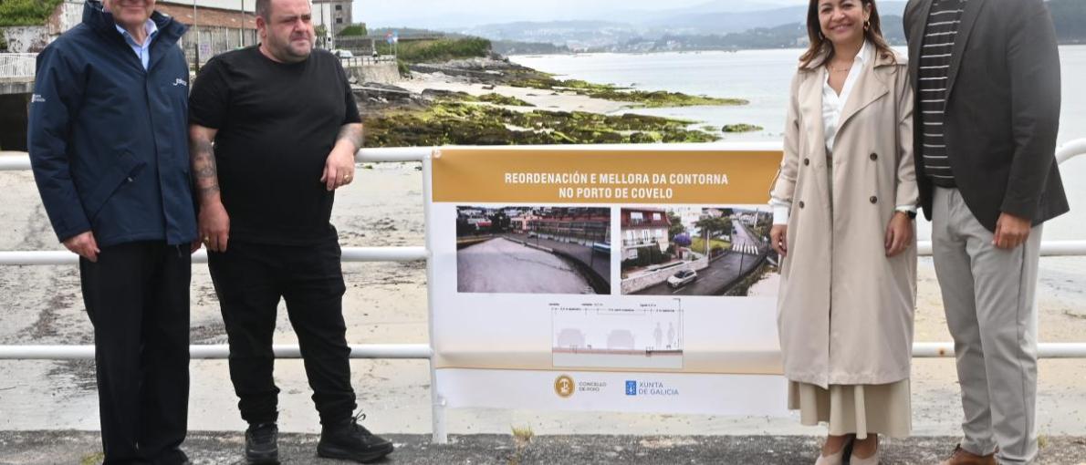 Mar e o Concello de Poio colaboran na mellora do porto de Covelo cun investimento de 450.000 €