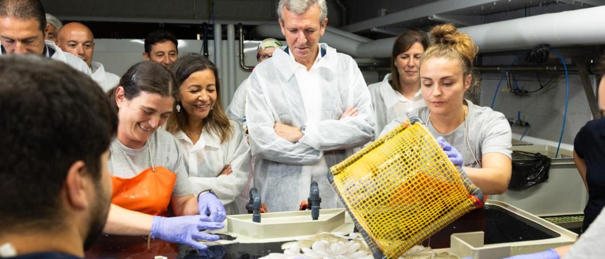 Rueda salienta que a ampliación de Stolt Sea Farm en Cervo consolida a Galicia como referente da acuicultura tecnolóxica e innovadora