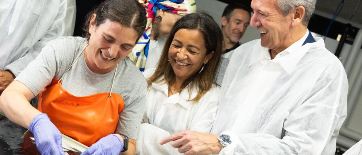Rueda salienta que a ampliación de Stolt Sea Farm en Cervo consolida a Galicia como referente da acuicultura tecnolóxica e innovadora
