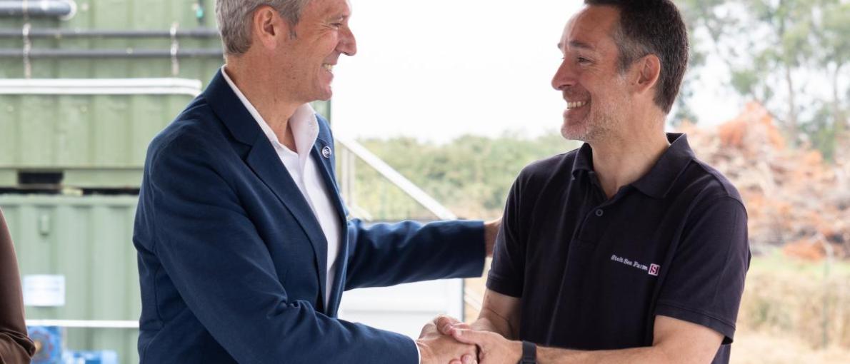 Rueda salienta que a ampliación de Stolt Sea Farm en Cervo consolida a Galicia como referente da acuicultura tecnolóxica e innovadora