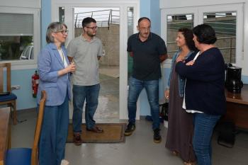 A Xunta salienta o traballo das mariscadoras do Anllóns na recuperación dos bancos afectados polos temporais